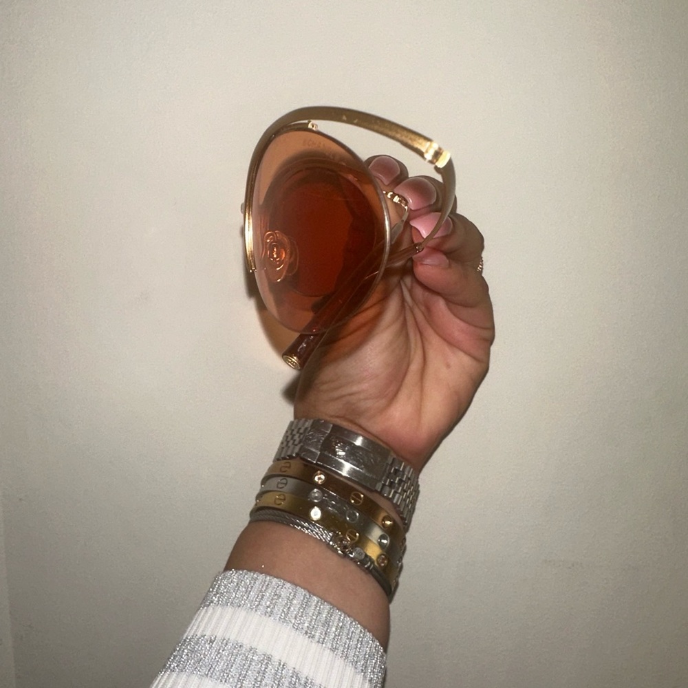 Orange Chanel Sunglasses. - Picture 3 of 7